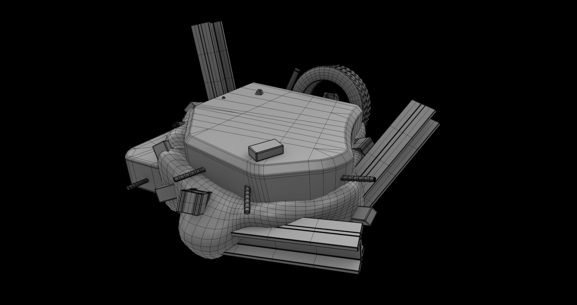 pedestal landfill 3D model_5