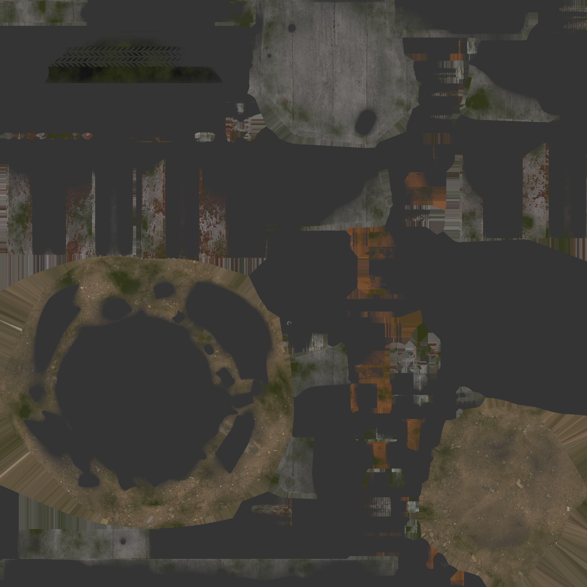 pedestal landfill 3D model_6