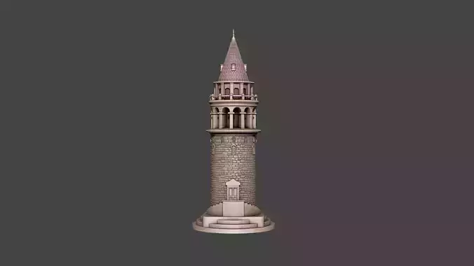 Galata Tower 3D print model