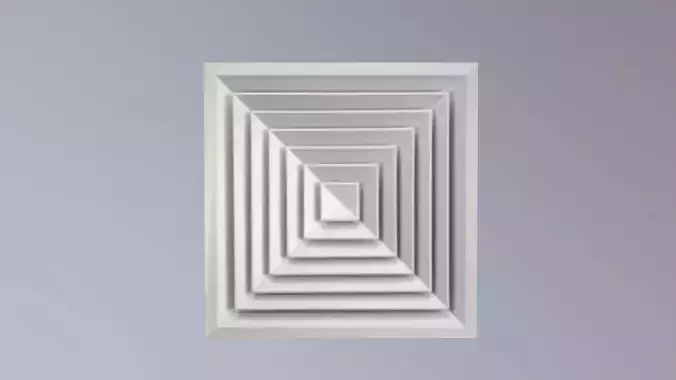 AC Duct Low-poly 3D model