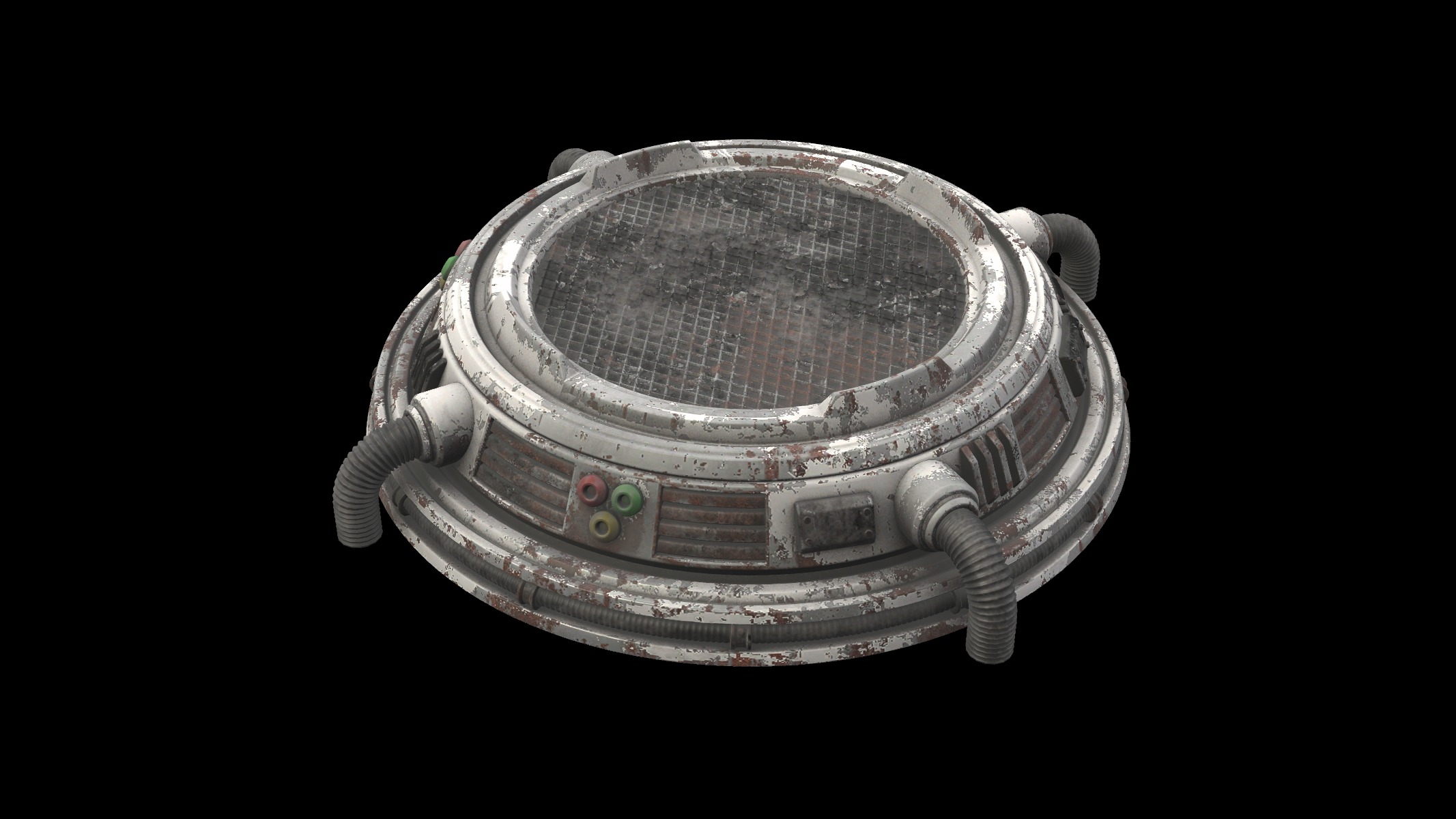 pedestal sifi 02 3D model_2