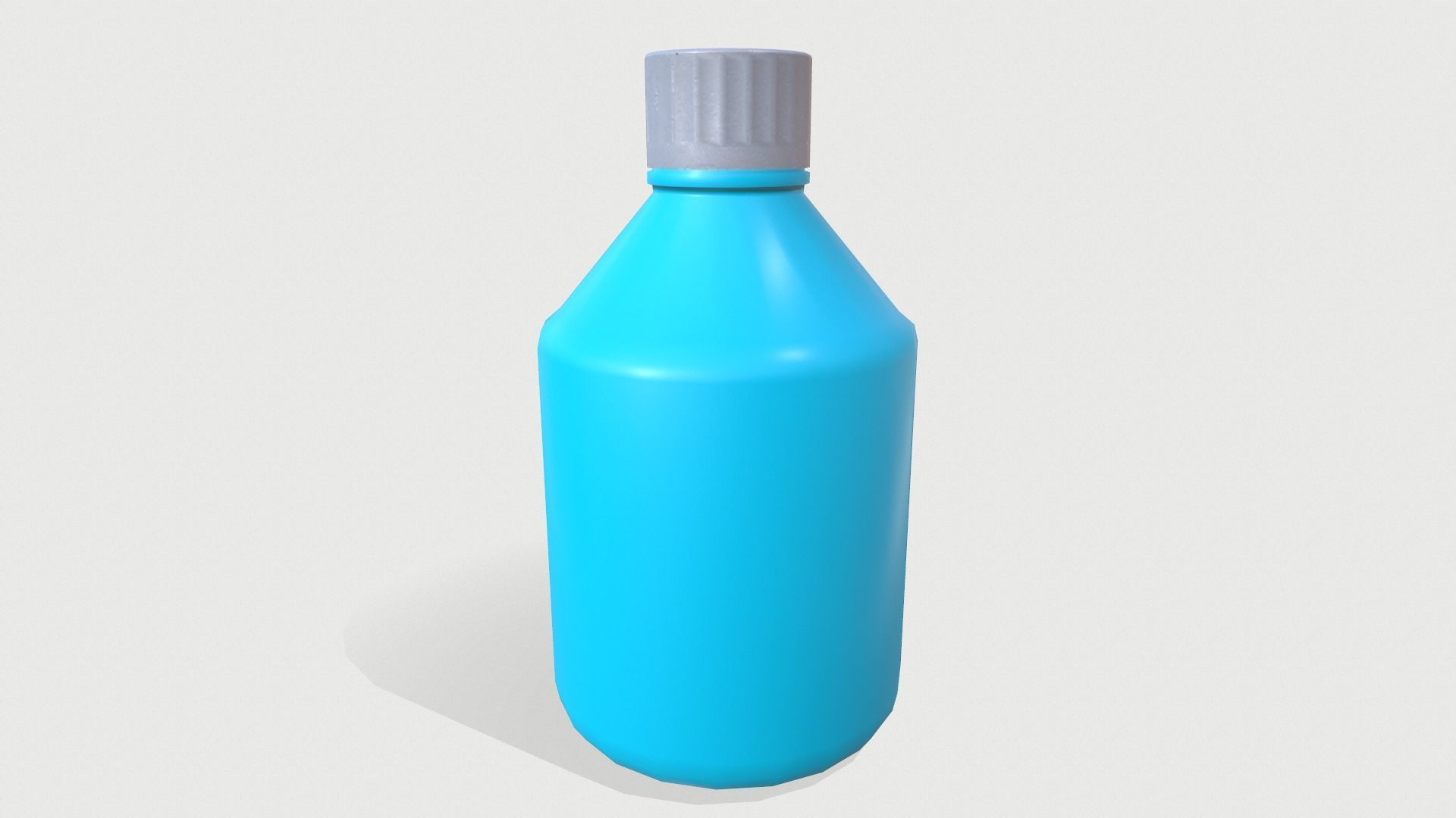 Lab Bottle Low-poly 3D model_3