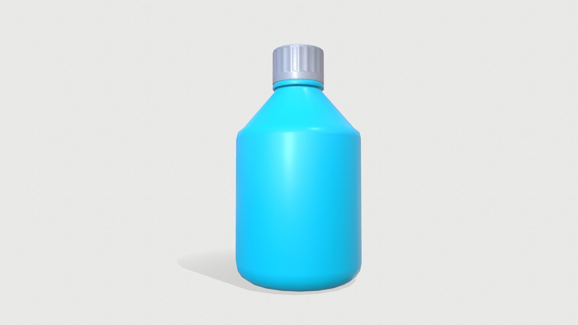 Lab Bottle Low-poly 3D model_6