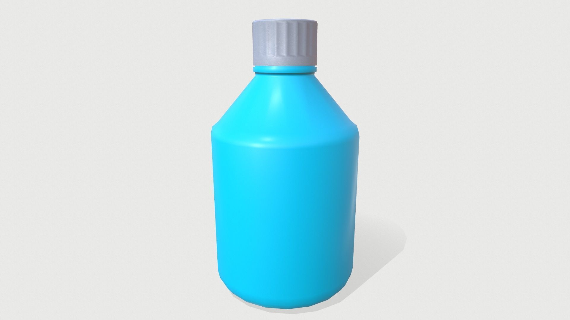 Lab Bottle Low-poly 3D model_2