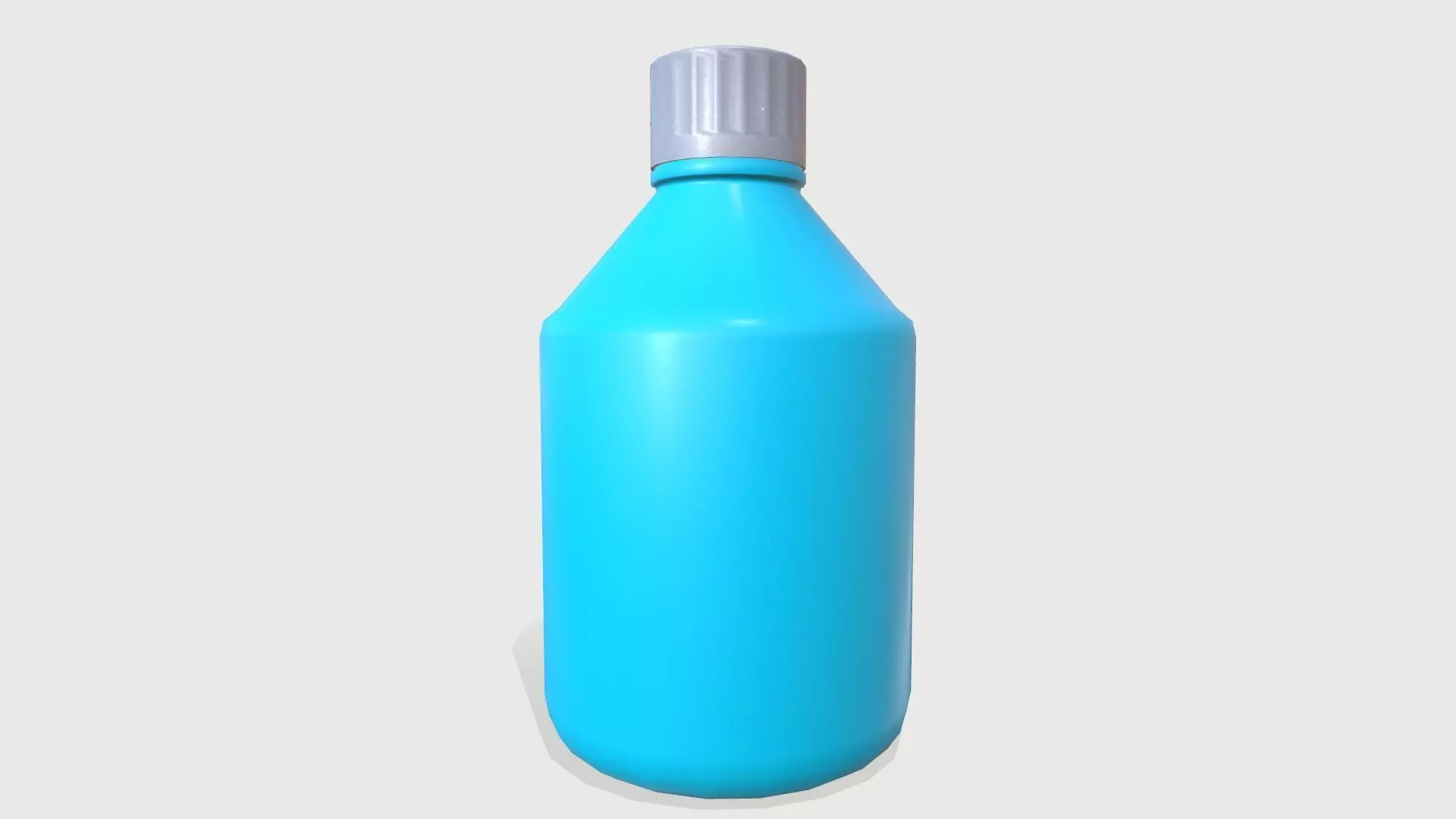 Lab Bottle Low-poly 3D model_0