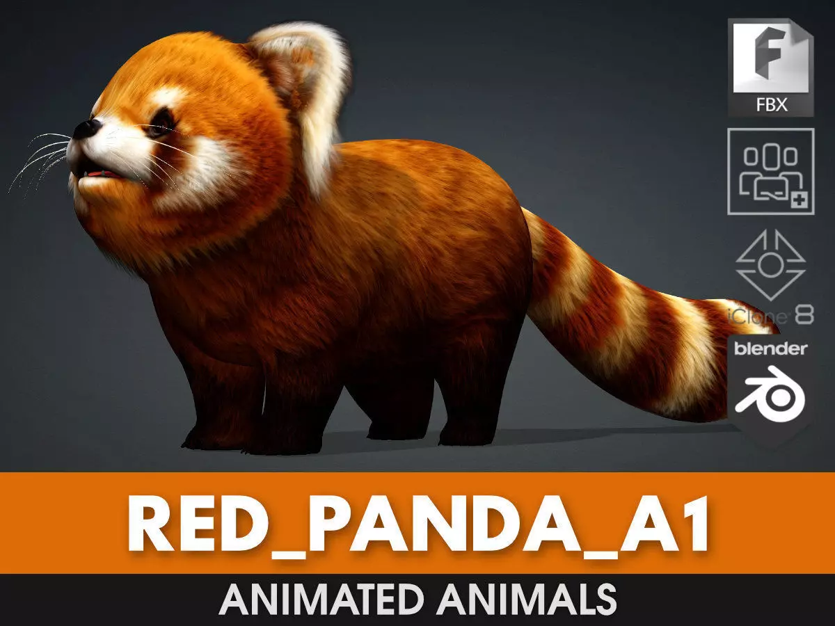 Red Panda-A1 3D model