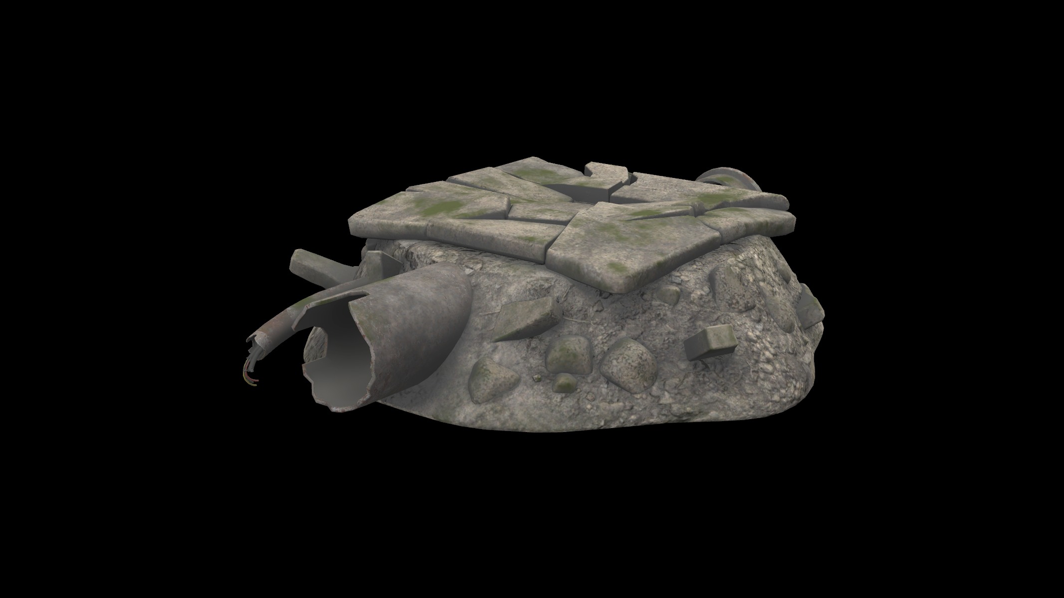 pedestal sewer 3D model_3