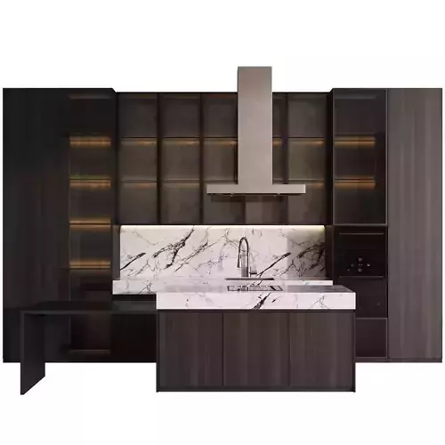 Modern Kitchen with Island 12