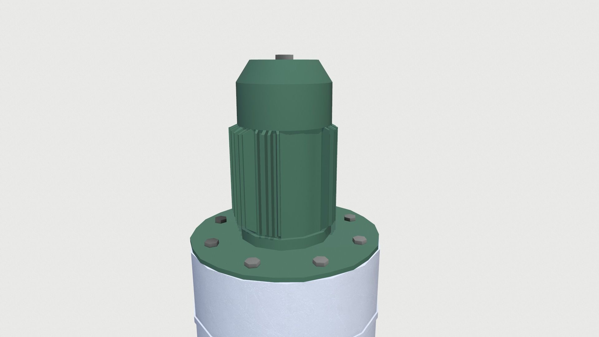 Fermenter Machine Low-poly 3D model_10