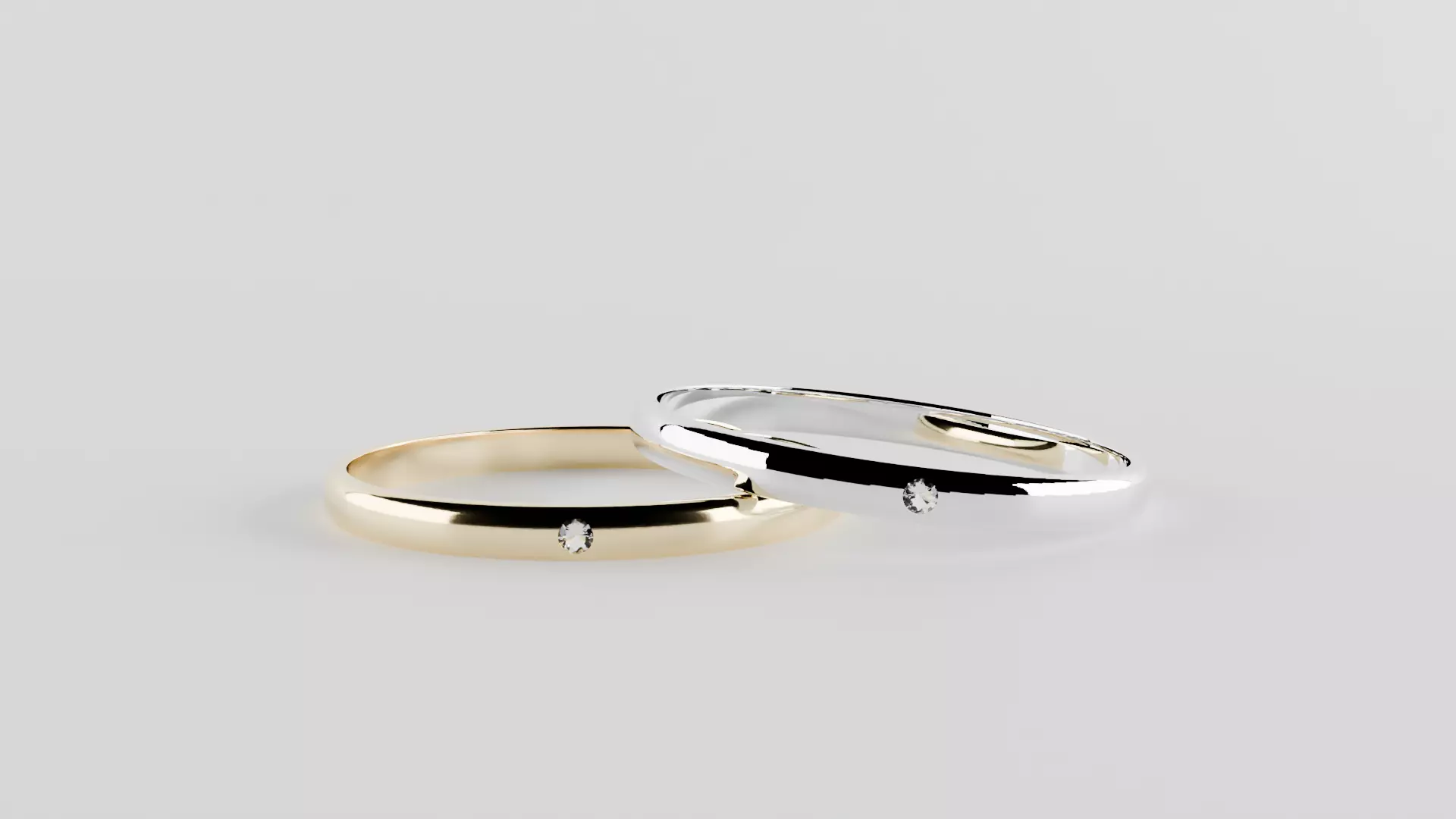 female ring size 15 with stone 1mm 3D print model_0