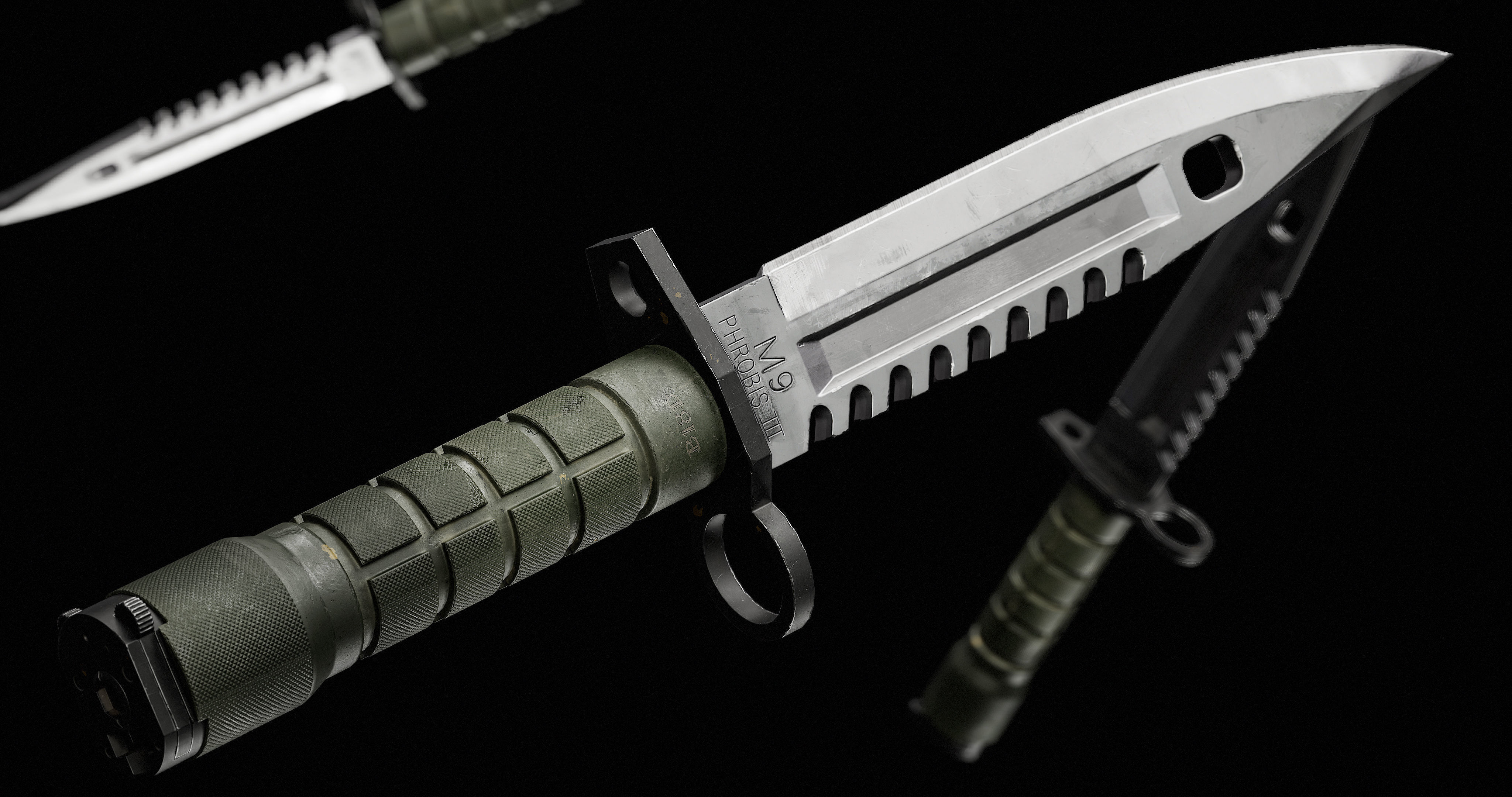 M9 Bayonet Gameready Model Low-poly 3D model_2