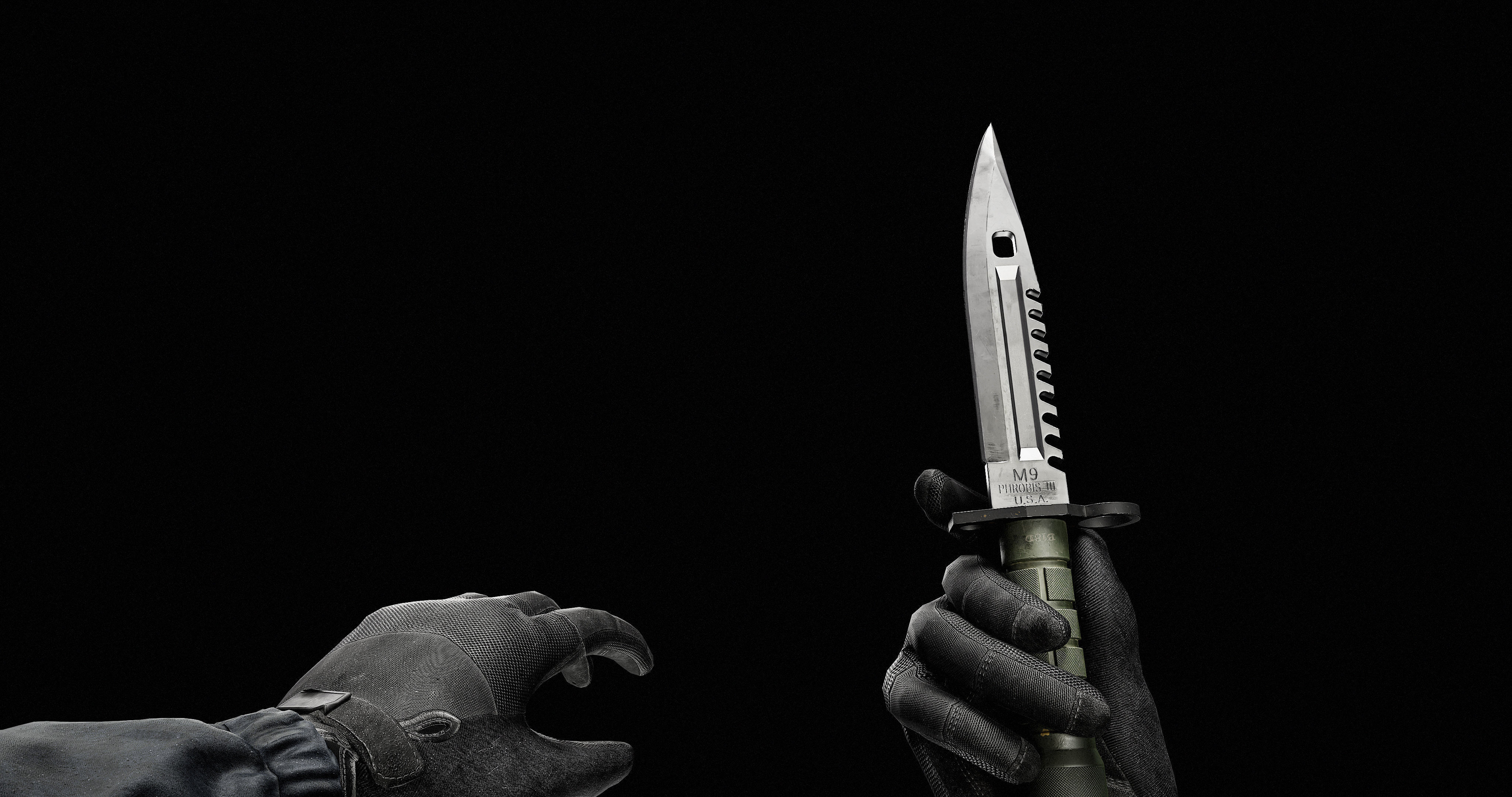 M9 Bayonet Gameready Model Low-poly 3D model_11