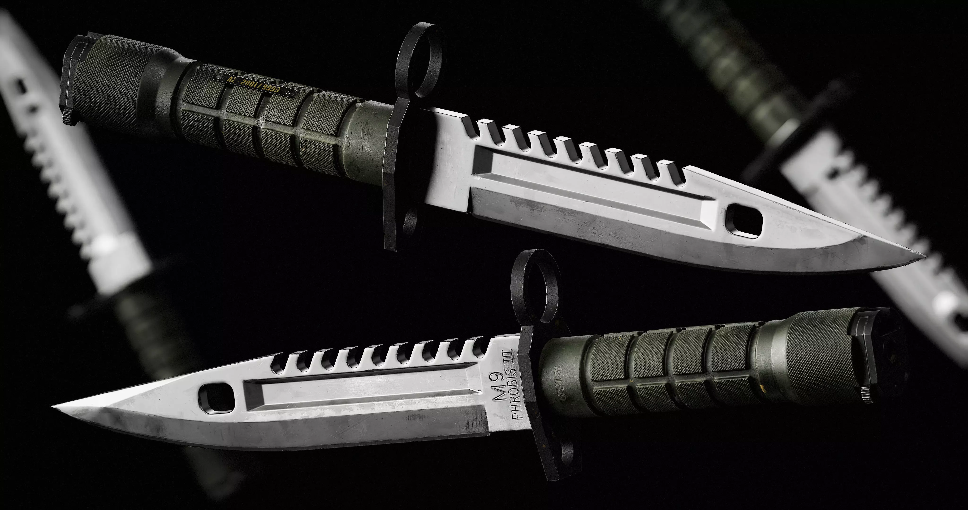 M9 Bayonet Gameready Model Low-poly 3D model_0