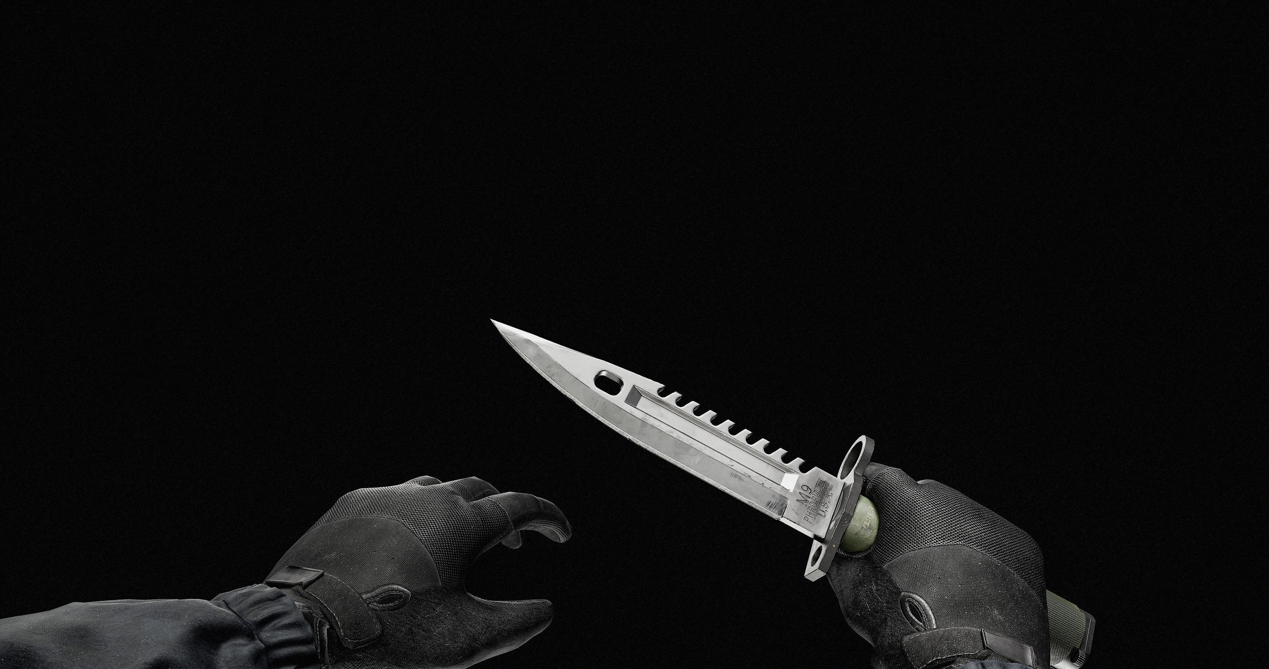 M9 Bayonet Gameready Model Low-poly 3D model_10