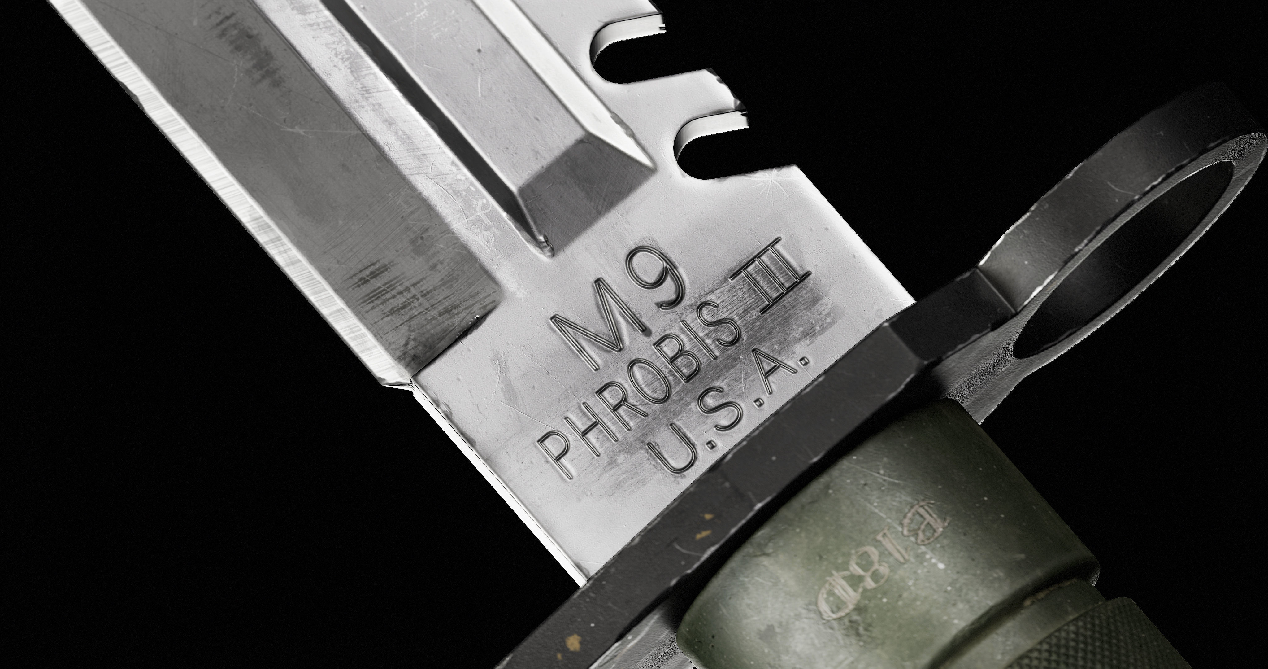 M9 Bayonet Gameready Model Low-poly 3D model_6