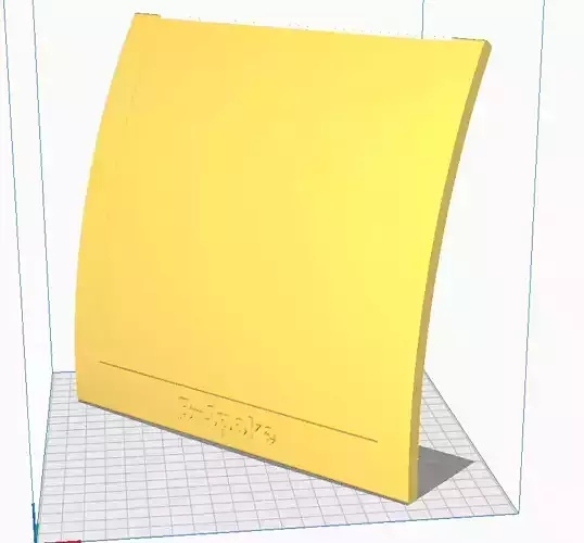 Motorcycle rear fender-plate holder 200X200 3D print model