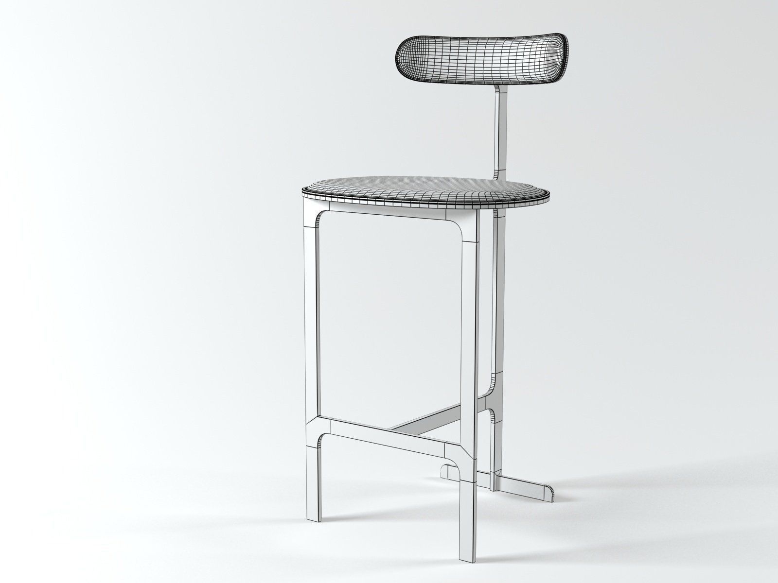 Park Place Counter Stool 3D model_7