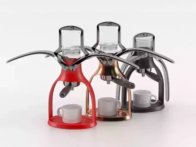 ROK Presso Manual Espresso Maker 3D model