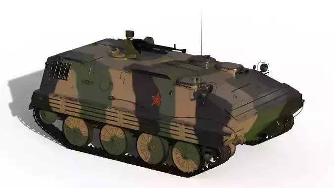Chinese APC Type 63 3D model