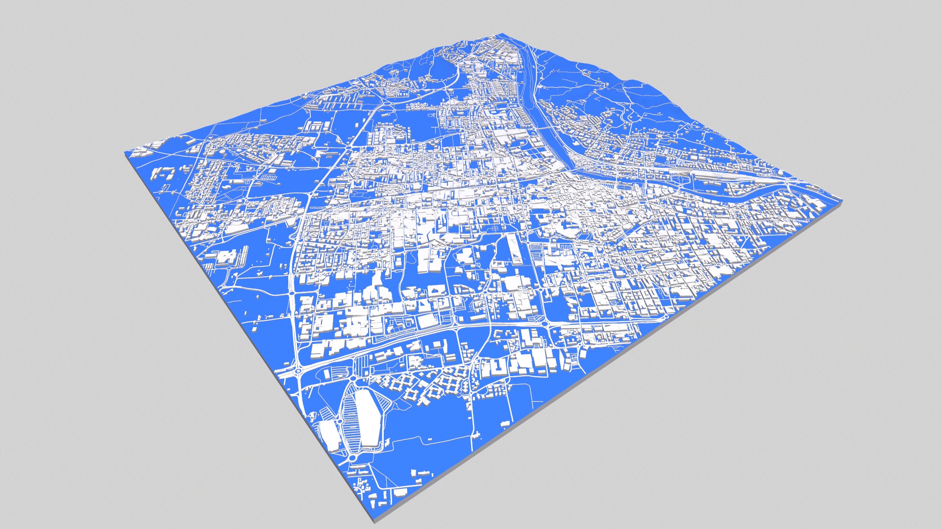 Cityscape Prato Florence Italy 3D model_10