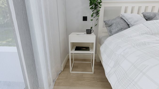 IKEA Vikhammer Nightstand 3D model