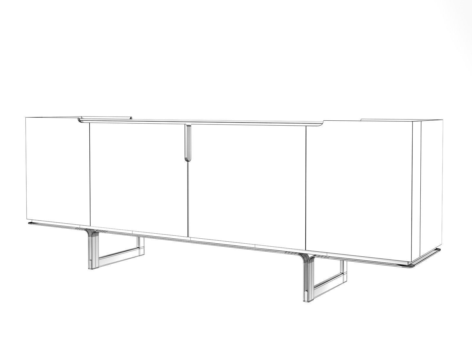 Veronique 1 Sideboard 3D model_1