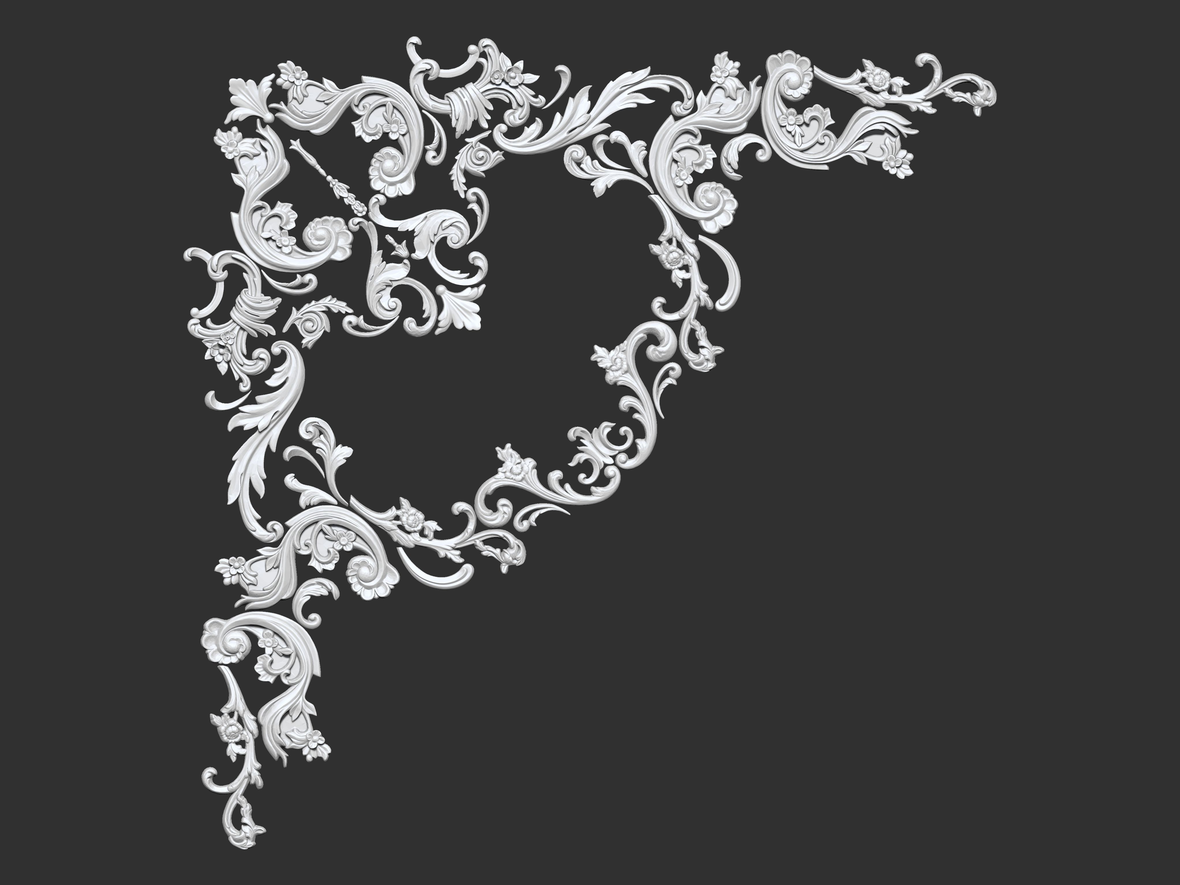 Ornaments classical decoration VOL 4-30 DESIGN 3D model_17