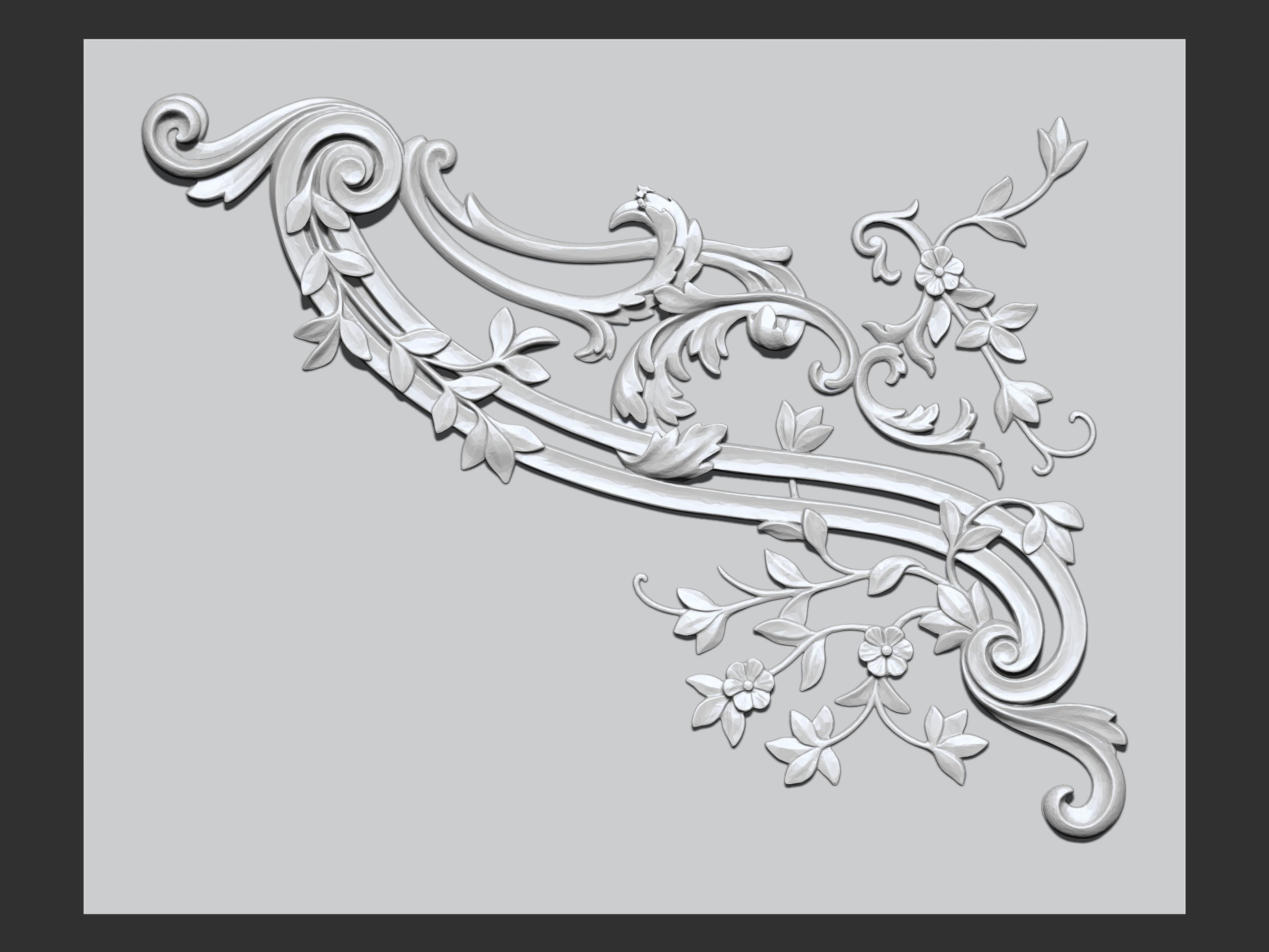 Ornaments classical decoration VOL 4-30 DESIGN 3D model_5