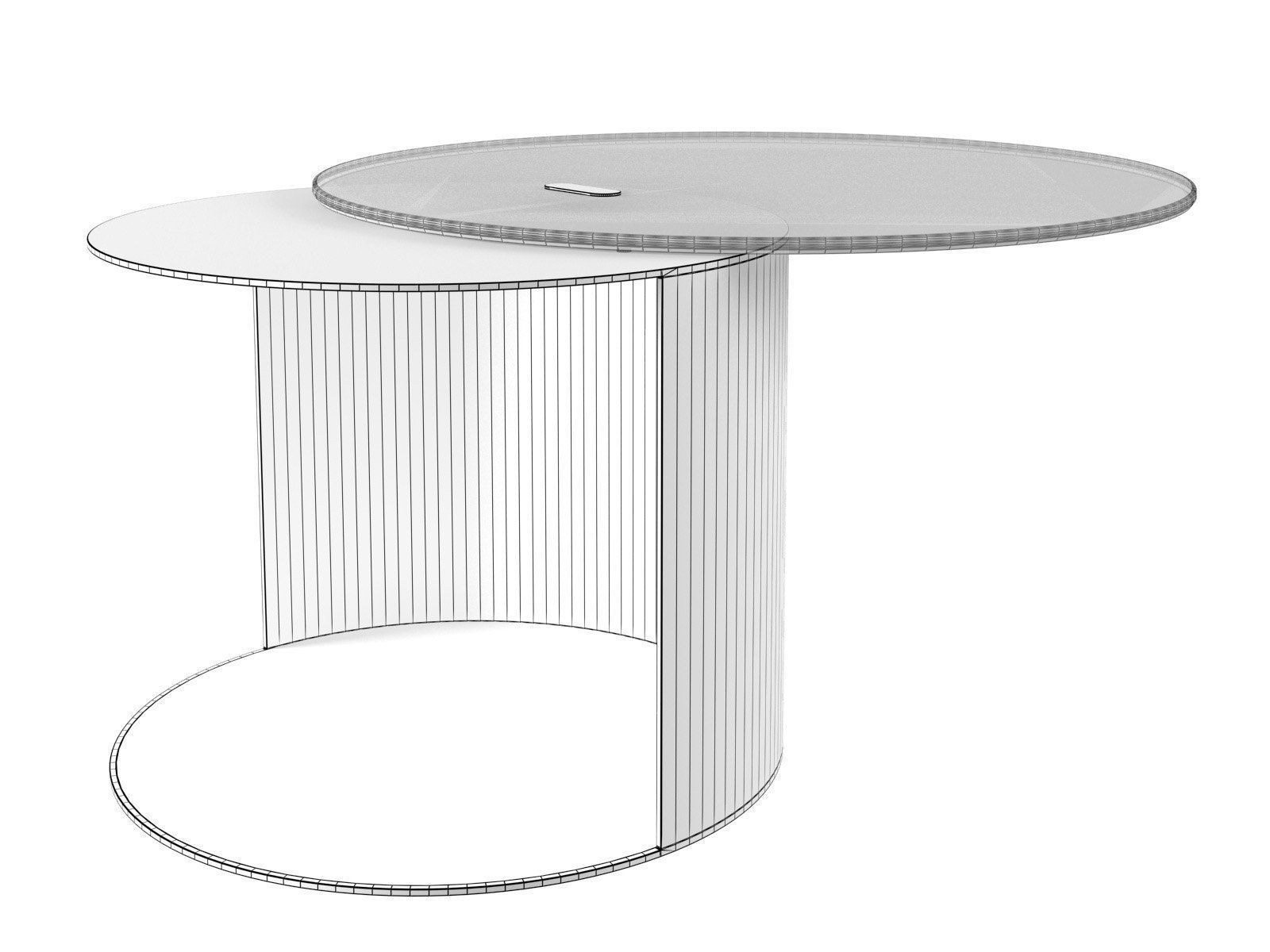 Premiere 5 Side Table 3D model_3