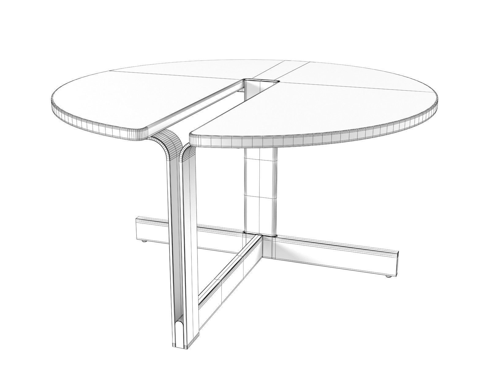 Valery 1 Side Table 3D model_3