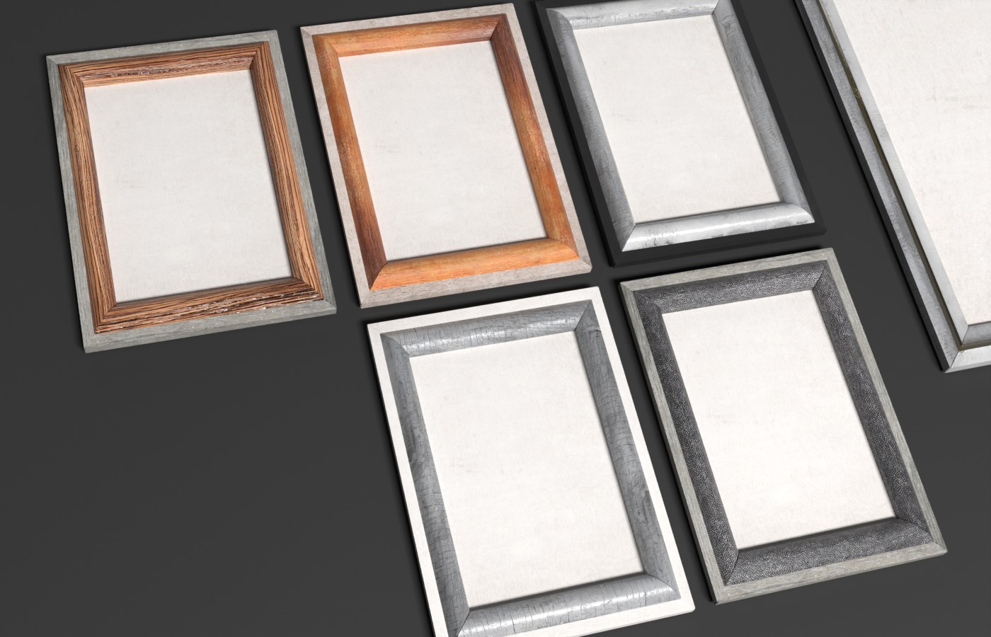 Photo Frames Pack 3D model_6