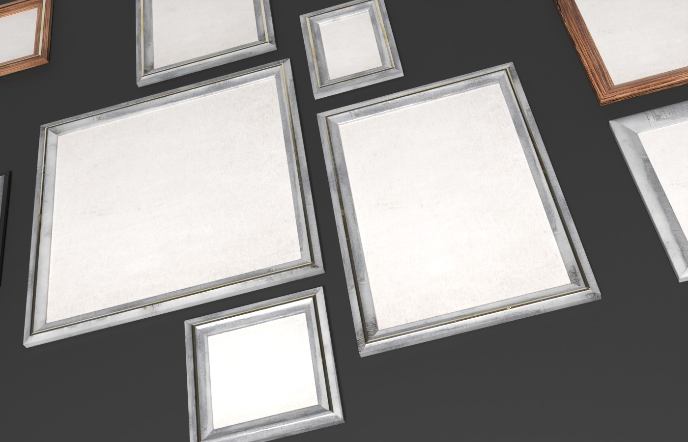 Photo Frames Pack 3D model_8