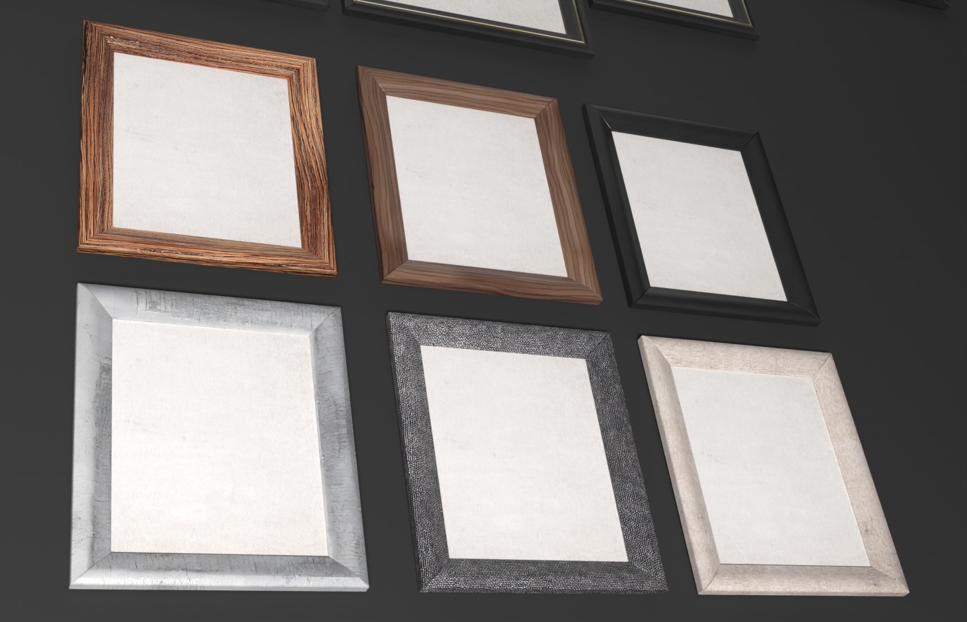 Photo Frames Pack 3D model_7