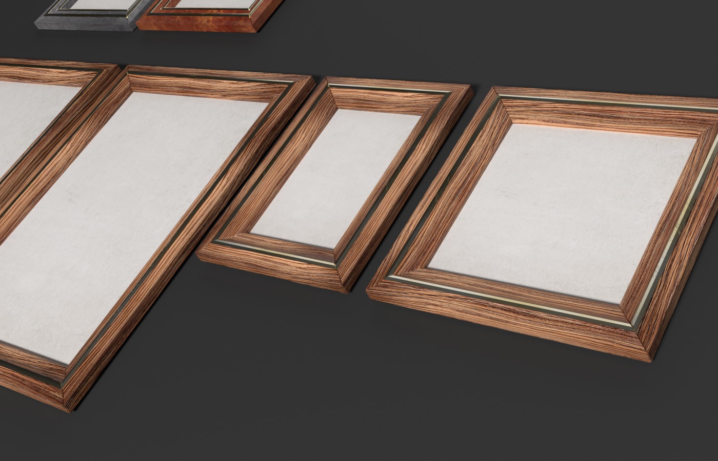 Photo Frames Pack 3D model_5