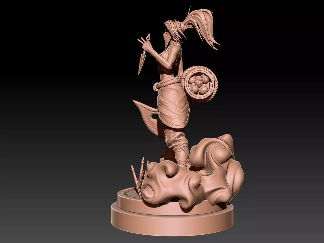 Akali 3D print model_0