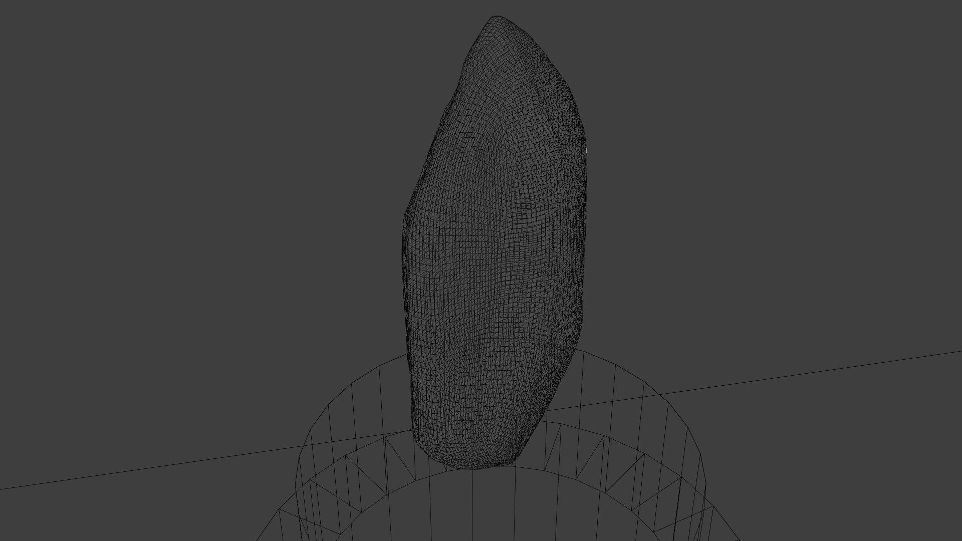 Tanzanite Stone Low-poly 3D model_7