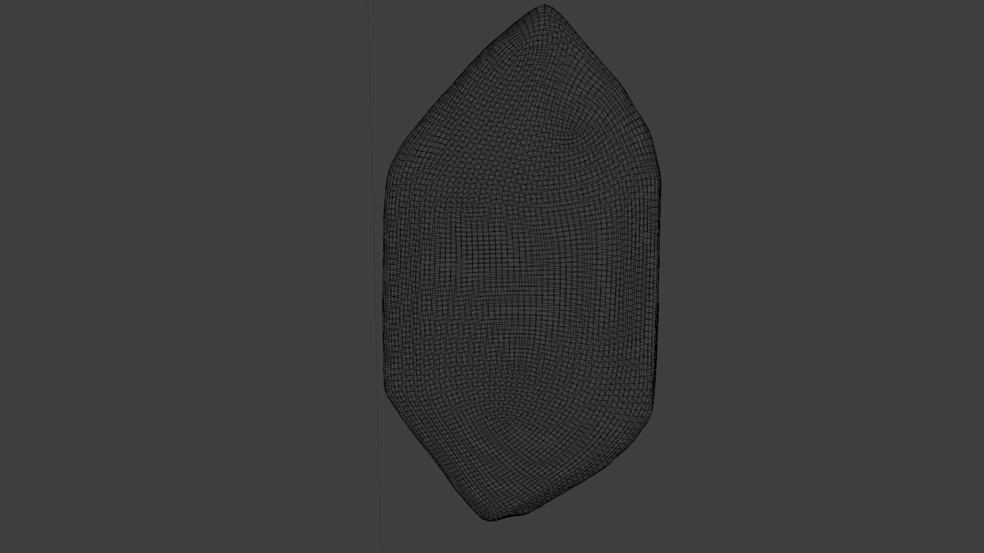 Tanzanite Stone Low-poly 3D model_3