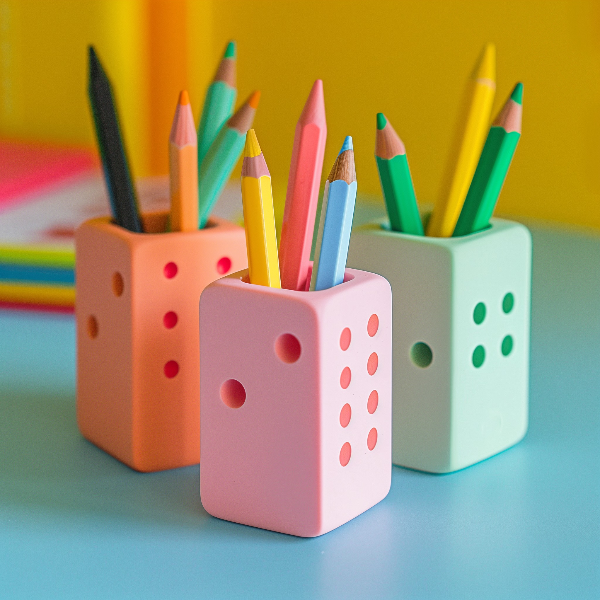 Dice Multi-Purpose Holder 3D print model_1