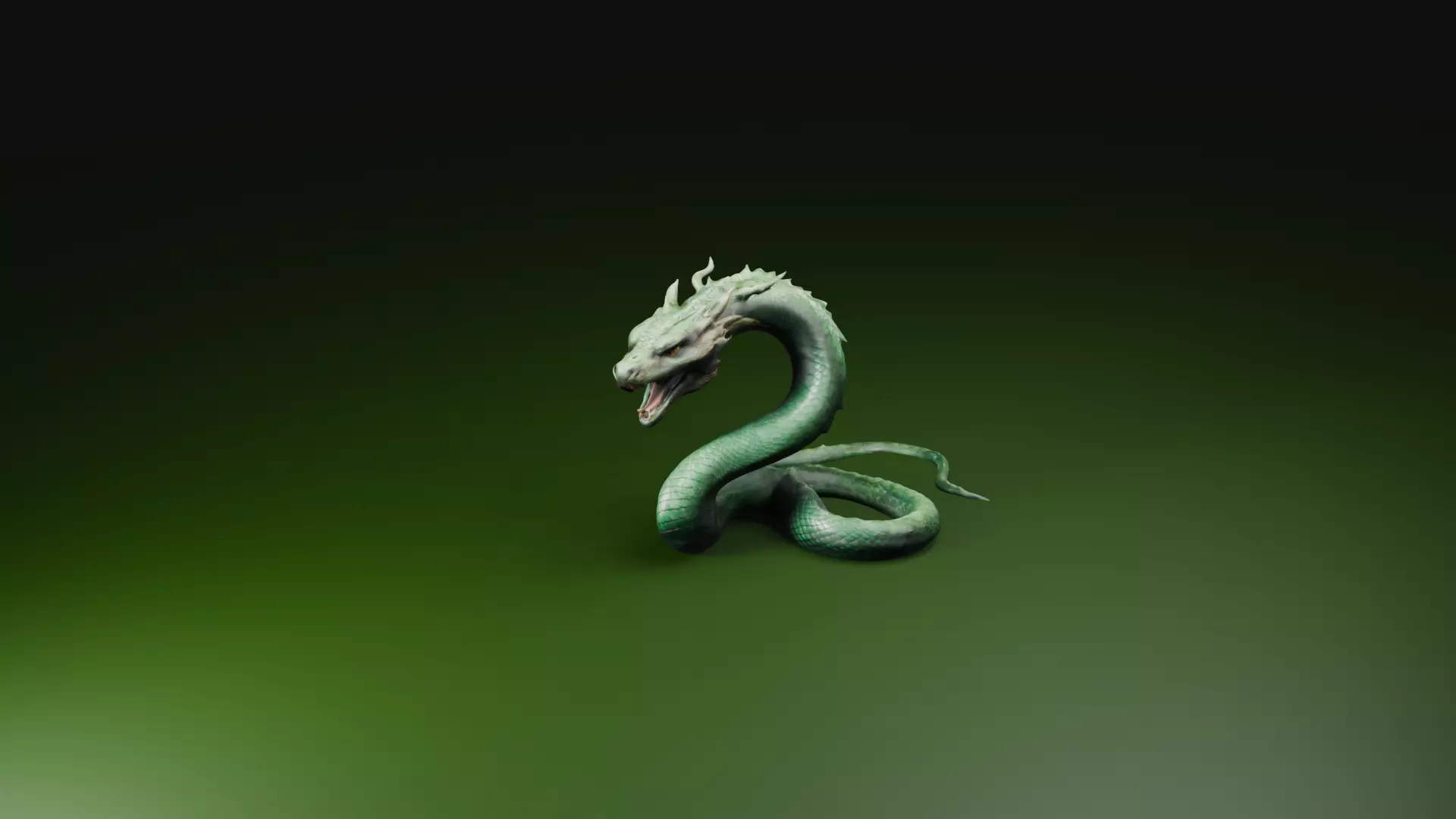 Mythical serpant Free 3D model