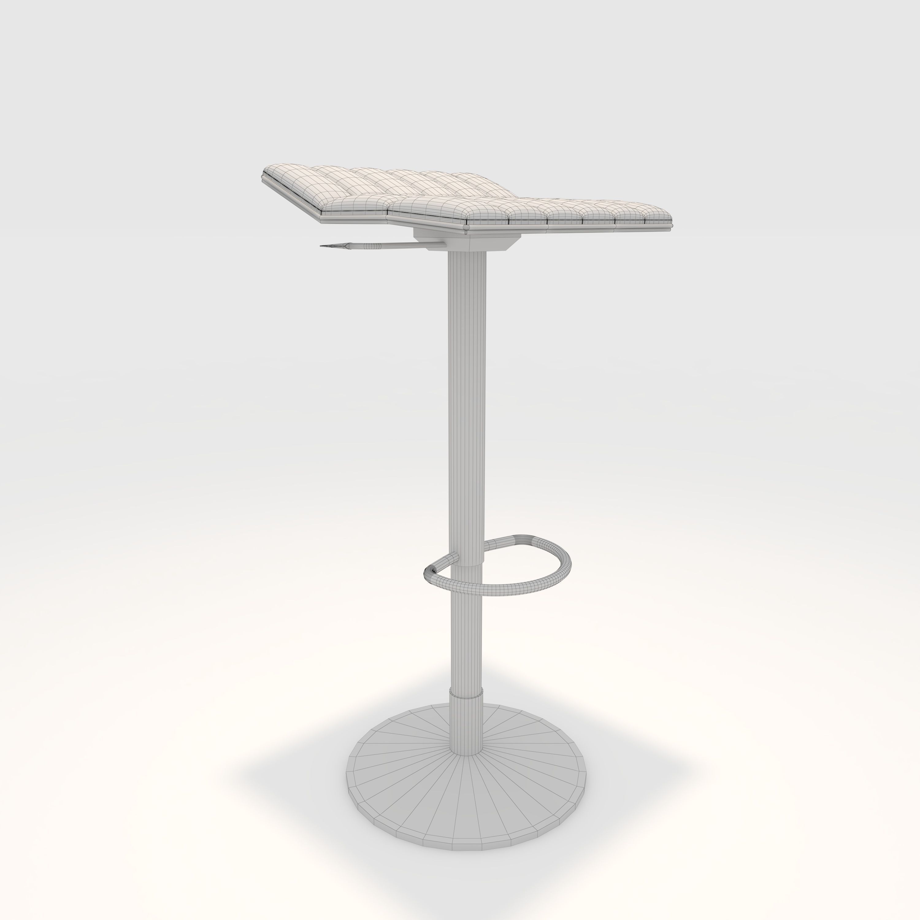 Bar Stool 16 3D model_7