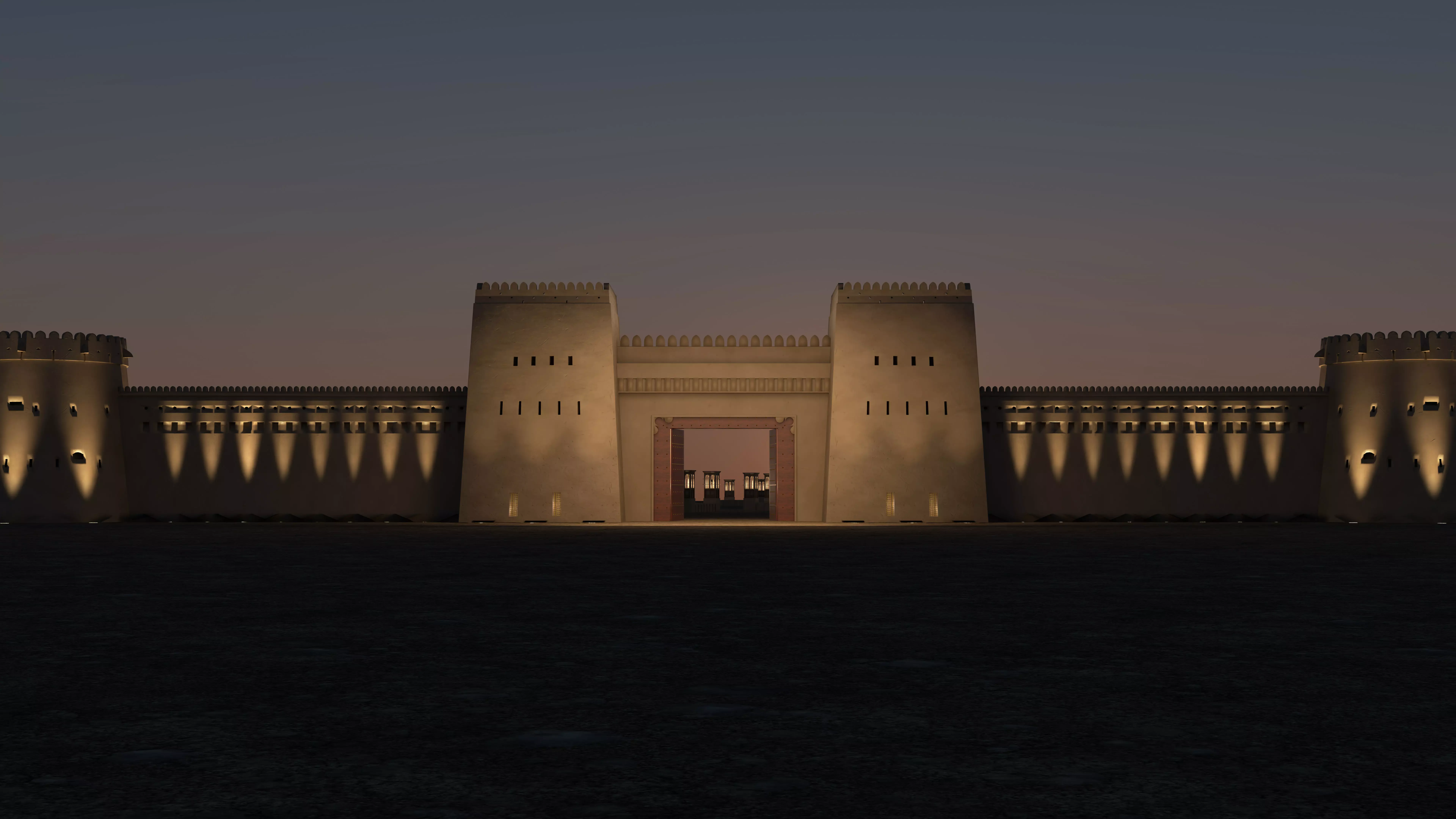 CASTEL SHEIKH ZAYED FESTIVAL 3D model