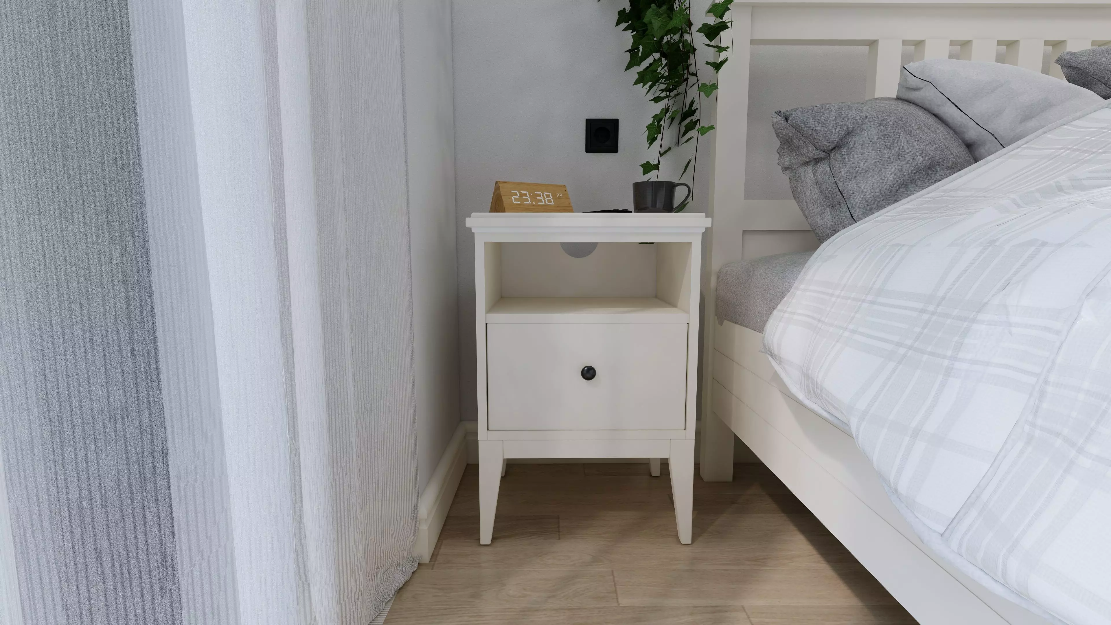 IKEA Idanas Nightstand 3D model_0
