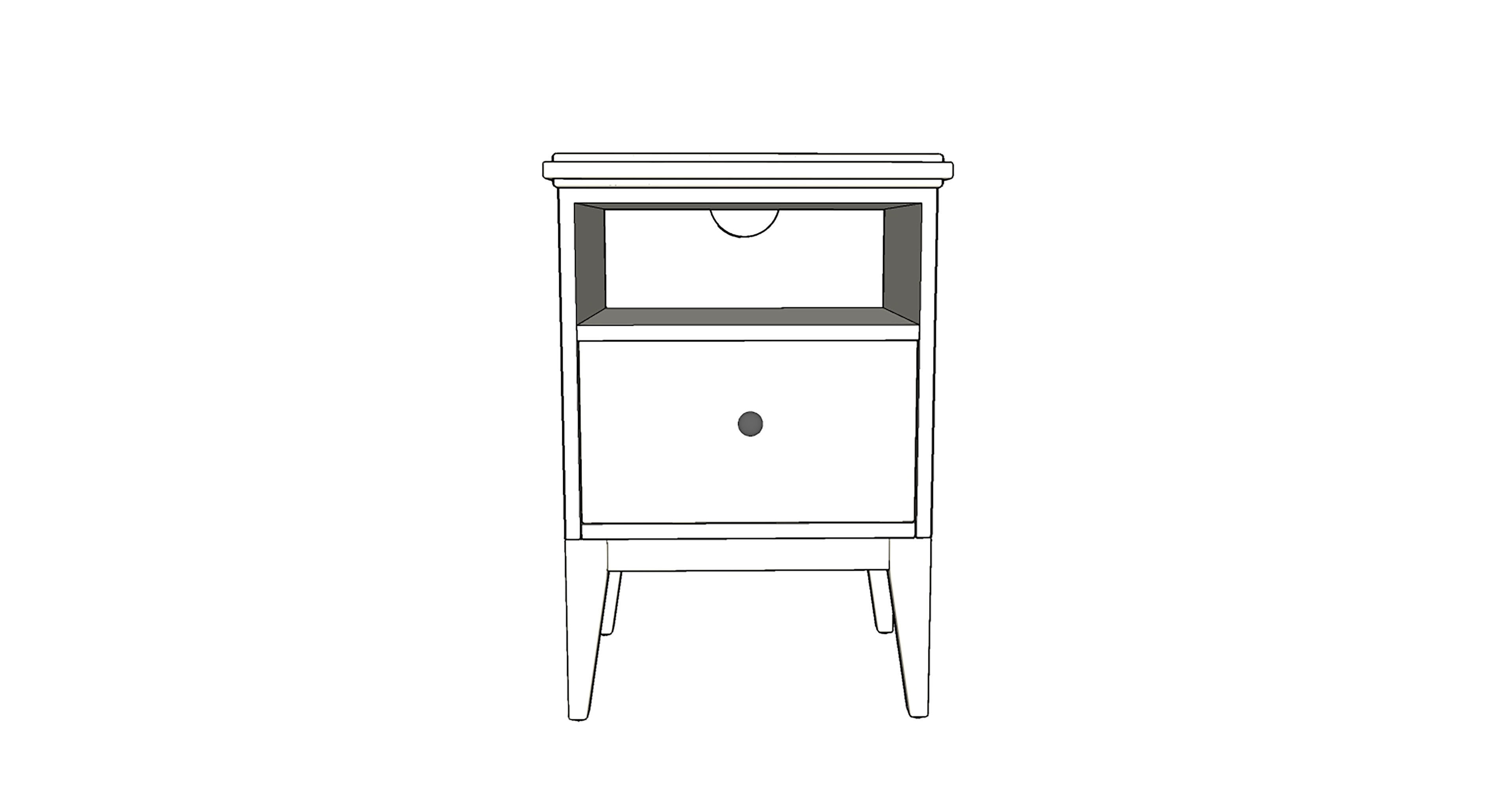 IKEA Idanas Nightstand 3D model_5