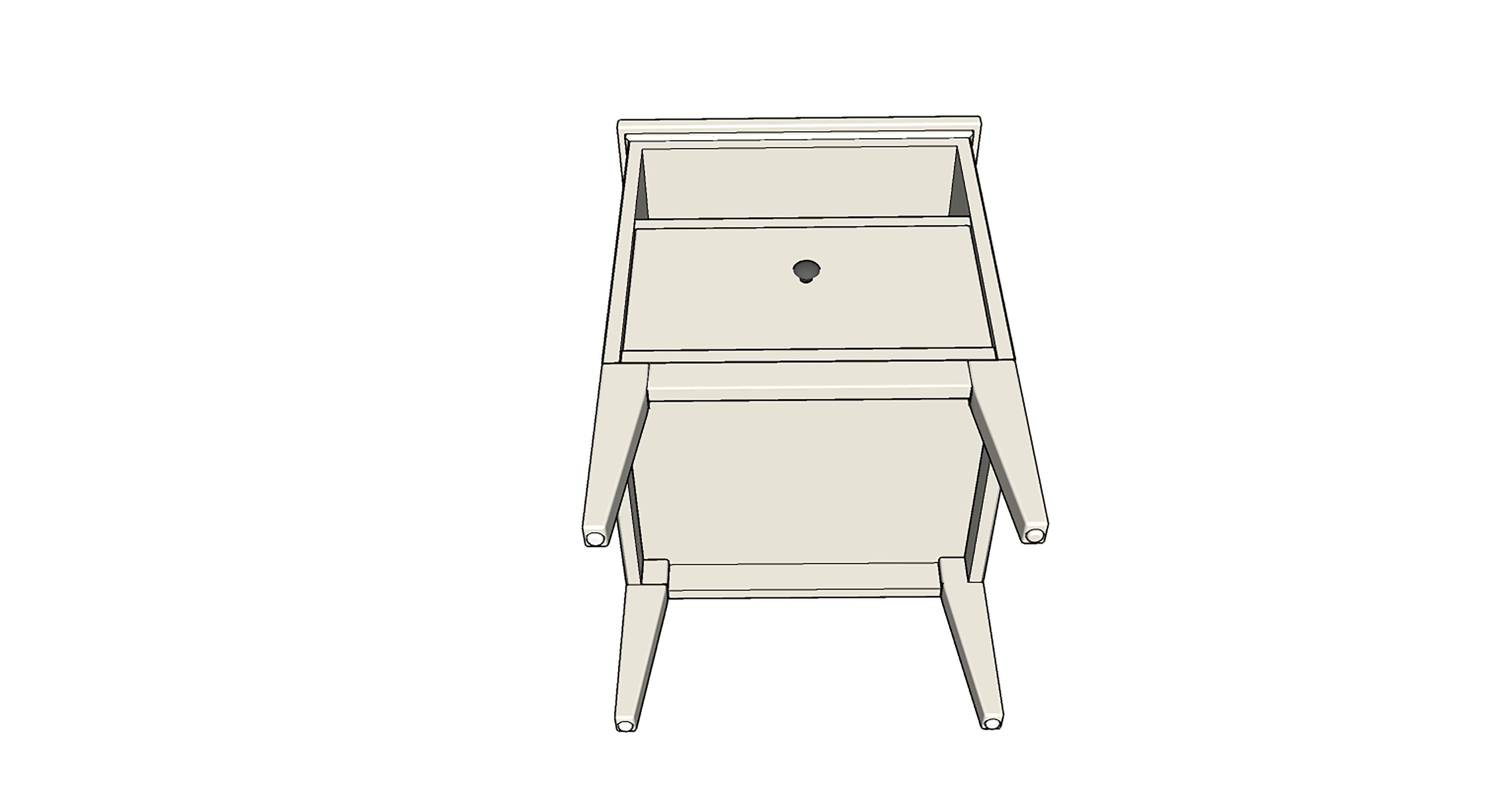 IKEA Idanas Nightstand 3D model_8