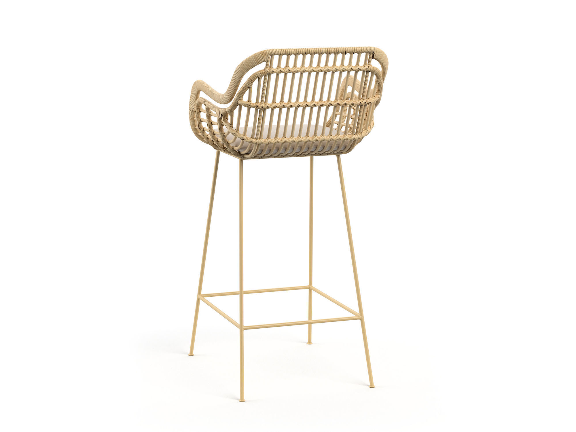 Chiloe Barchair RendezVousDeco 3D model_4