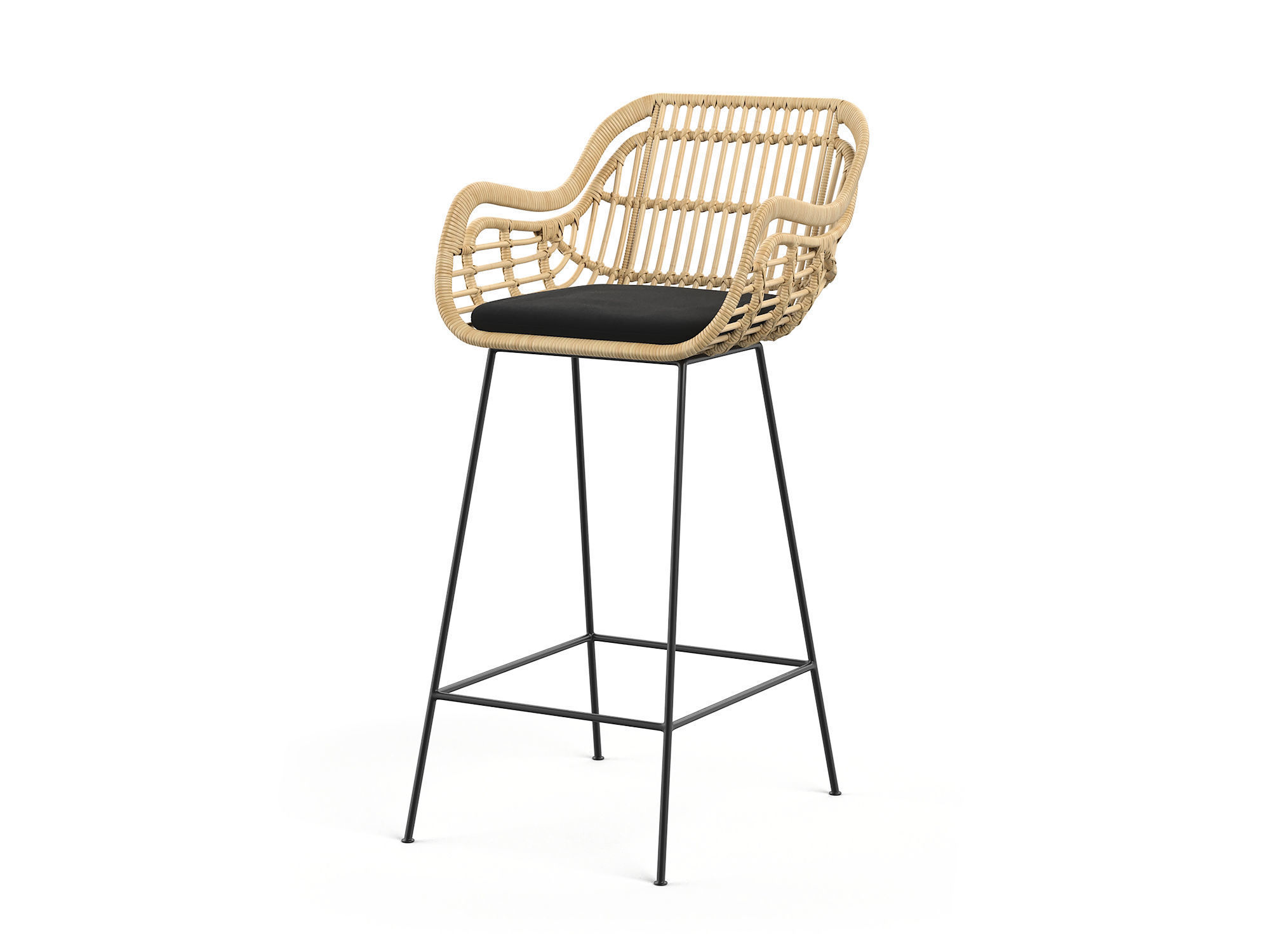 Chiloe Barchair RendezVousDeco 3D model_12