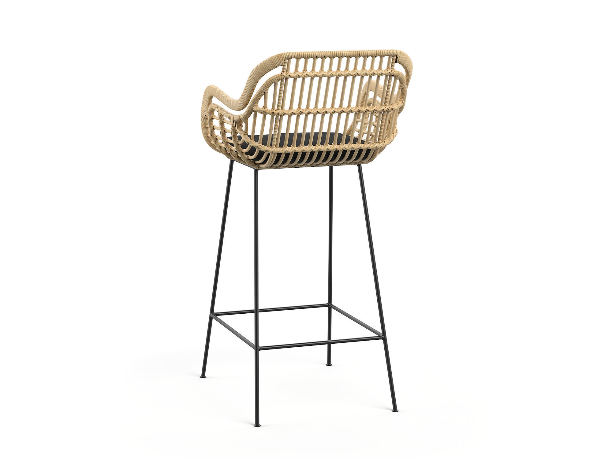 Chiloe Barchair RendezVousDeco 3D model_13