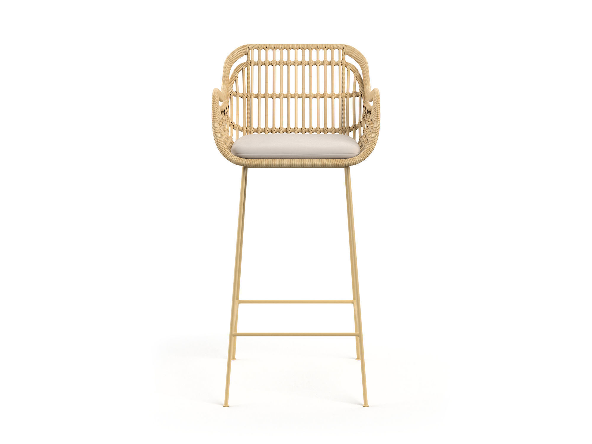 Chiloe Barchair RendezVousDeco 3D model_2