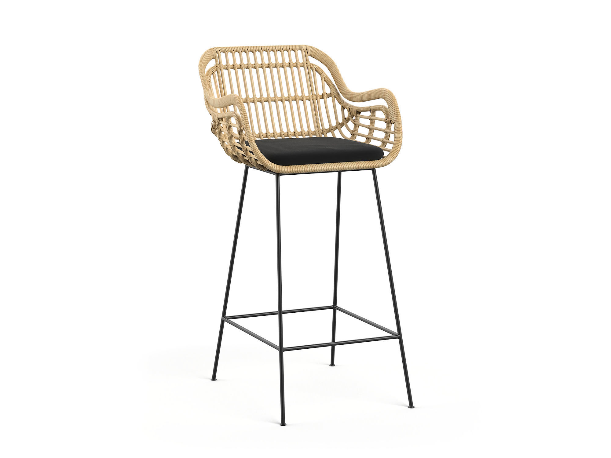 Chiloe Barchair RendezVousDeco 3D model_10