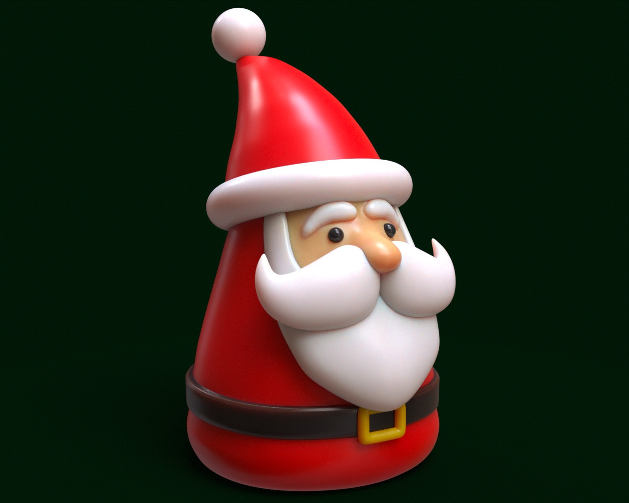 Santa Claus - Cute Christmas Decor  Free 3D print model_1